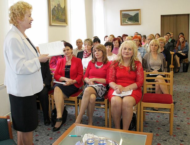 Prezentácia básnickej zbierky členky Literárneho klubu Omega v Trenčíne Blaženy Urbanovej