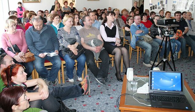 Prednáška novinára, spisovateľa, folkloristu Jiřího Jilíka zaoberajúceho sa pravdivým príbehom žítko